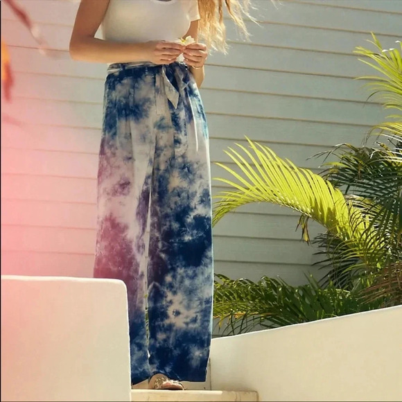 NWT Anthropologie Cloth & Stone Venice Wide-Leg Pants Size X-Small - Picture 5 of 8